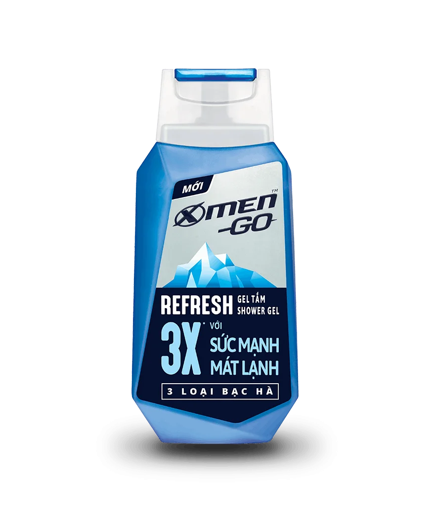 Gel tắm X-Men Go Refresh